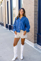 Western Print Country Shorts