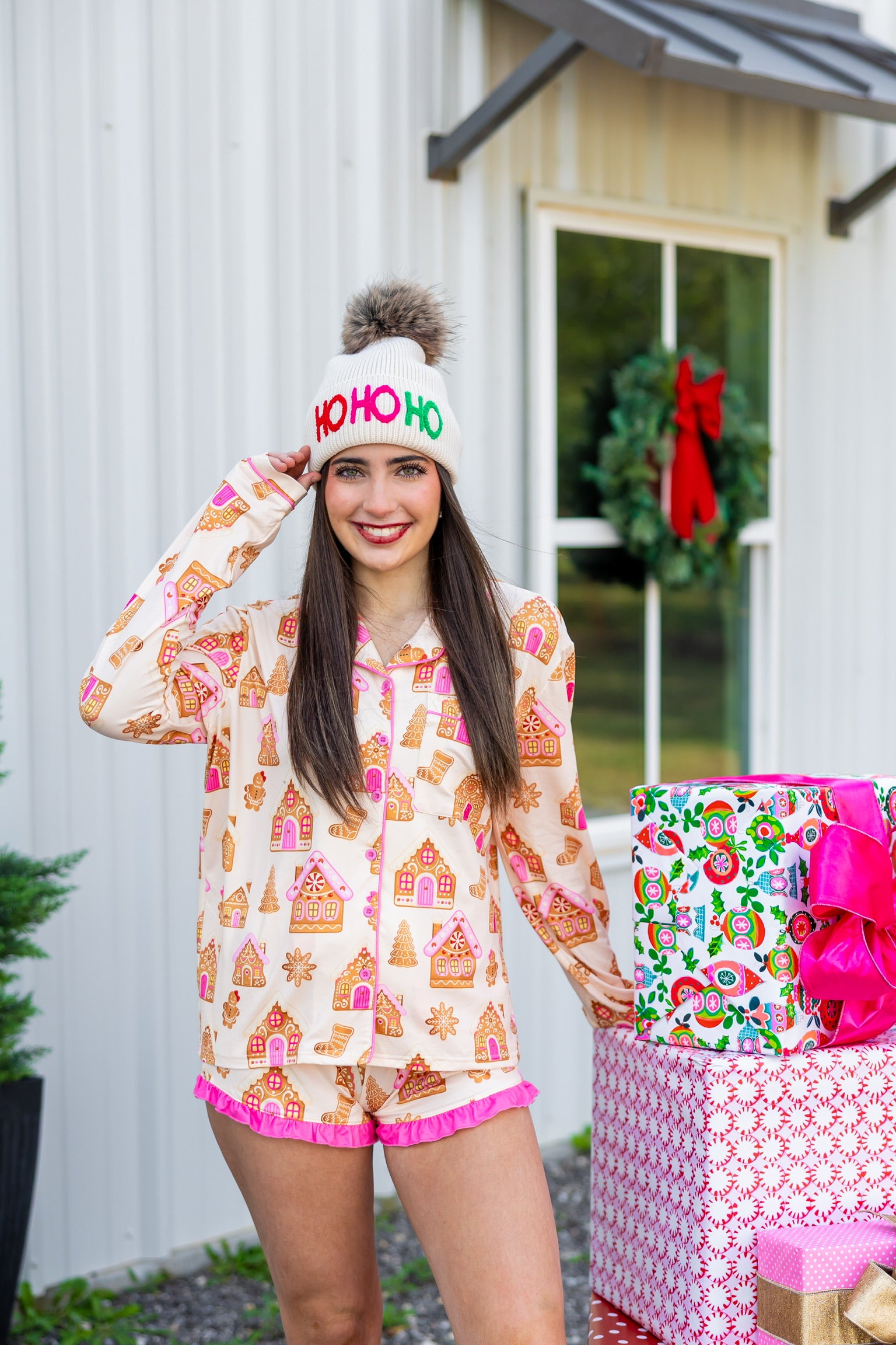 Gingerbread Wishes Pajama Set