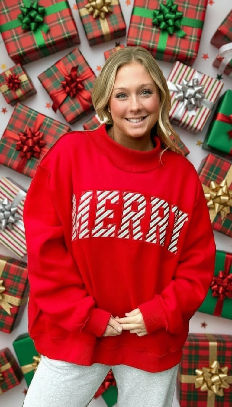 Holiday Sweatshirt Rock the Merry