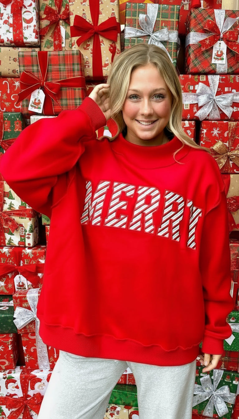 Holiday Sweatshirt Rock the Merry