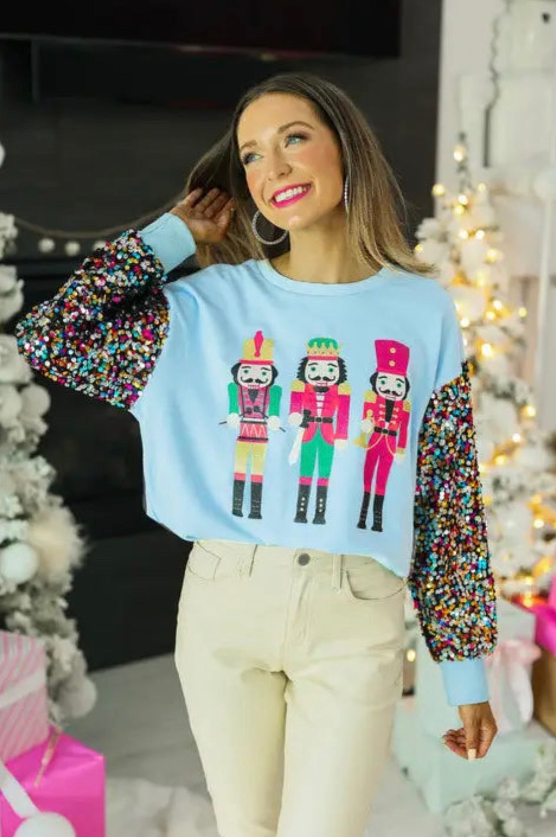 Sugar Plum Sparkle Nutcracker Top