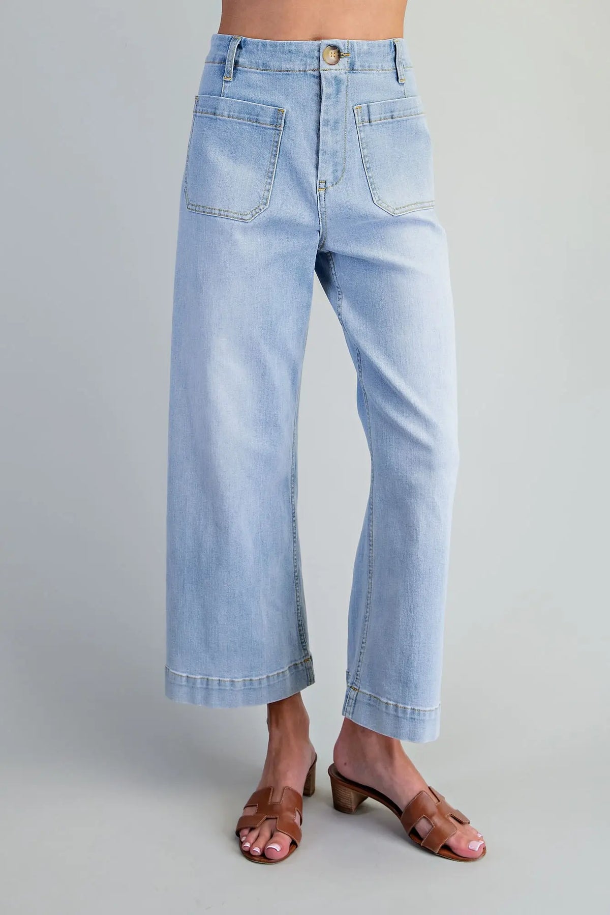 Light Wash Denim Pant